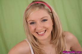 Barely legal blonde nympho Kylie