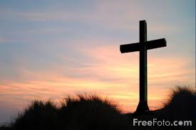 Picture of Cross at Sunset Free