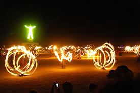 The Saturday night Burning Man