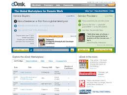 oDesk enables buyers of services to 