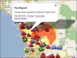 California Fires on Google