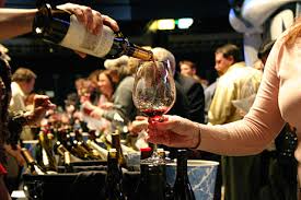 A lively crowd of 350+ wine