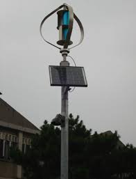 Wind Solar System VAWT