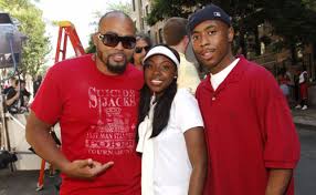 DNA director Lenny Bass with Young B