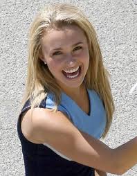 the blue cheerleading uniform of