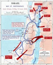 Israel Map - War of