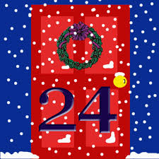 It's Christmas Eve's door
