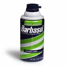 BARBASOL LEMON LIME SHAVING CREAM