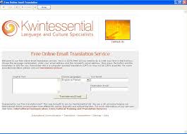 Free Online Email Translation