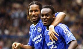 Image <b>...</b> Drogba and <b>Michael Essien</b>. Picture