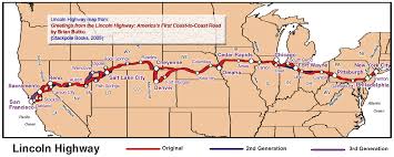 Click the Lincoln Highway Map