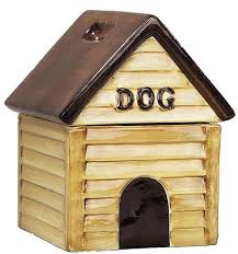 The Dog House dog treat jar measures