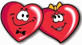 Dos monos corazones enamorados