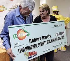him winner of the Mega Millions