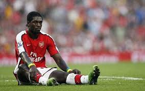Image Arsenal striker <b>Emmanuel Adebayor</b> is <b>...</b> Picture