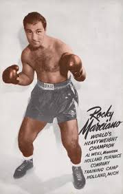 rocky marciano postcard