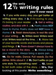 The Only 12 1 2 Writing Rules You x26 39 ll
