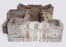 Alamo model chapel unpainted