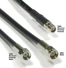 Normal SMA connectors have a male 