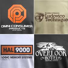 Fictional brand identities