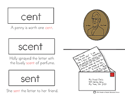 Word Builder Homophone Picture Cards