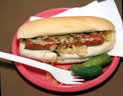 Food and Drink hot dog fried