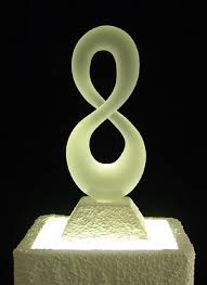 Mobius Strip Glass Sculpture