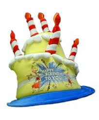 Dr. Seuss Birthday Cake Hat - Click