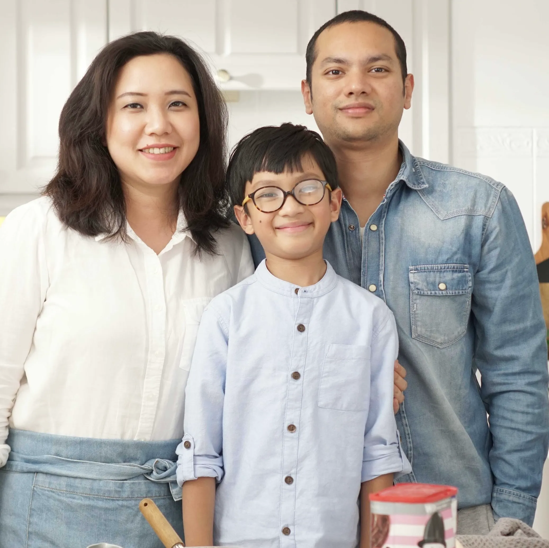 Khin and her family